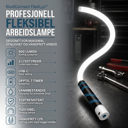 FlexiLys™ - Fleksibel arbeidslampe
